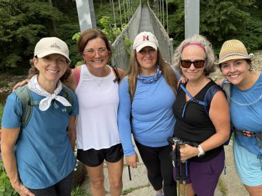 walking tour susupension bridge